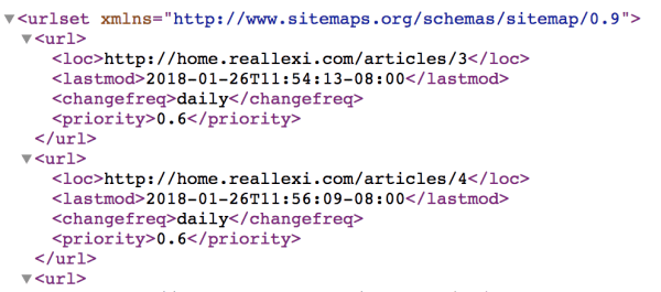 Building the right Google Sitemap XML for Laravel 5.x in "4 short" steps only